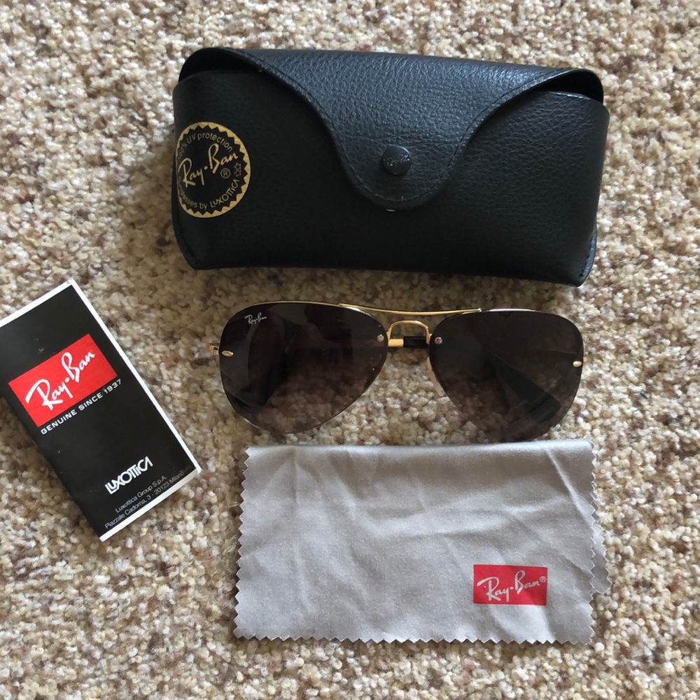 Ray-bans aviator sunglasses